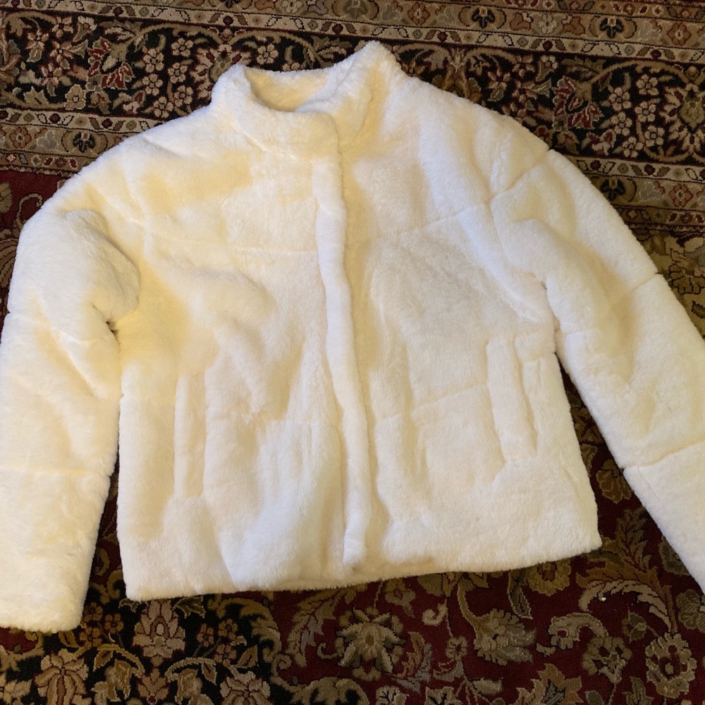 Fur Bomber Jacket Coat
